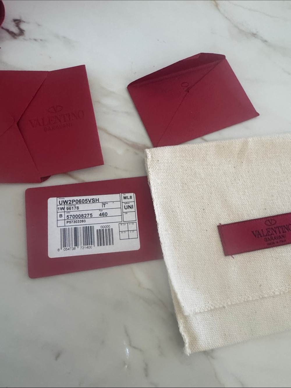 Valentino Black Leather Bow Zip wallet new - Picture 3 of 15